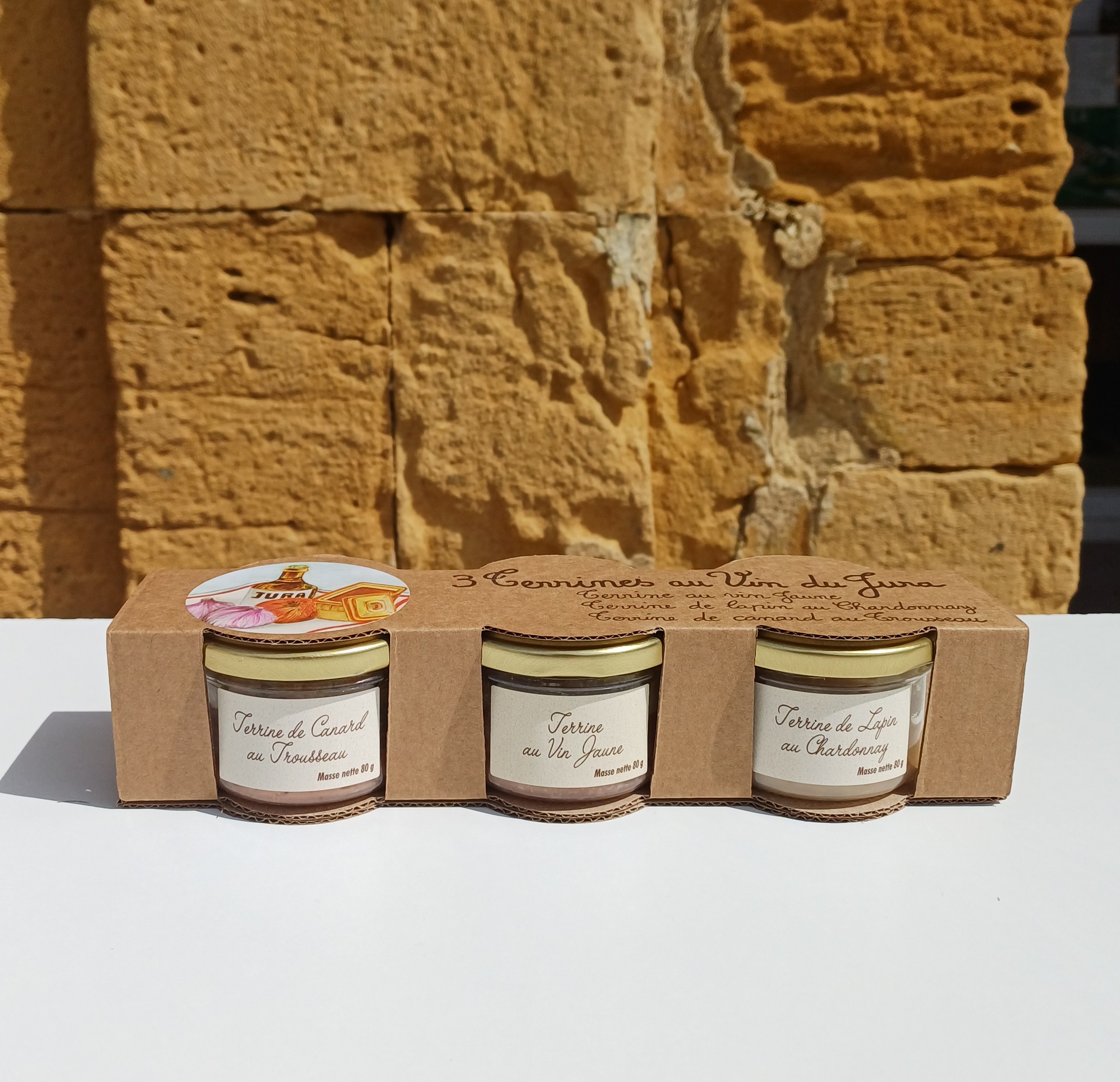 Lot 3 Terrines au Vin du Jura